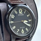 Citizen Men s Garrison Day Date Window Brown Eco-drive Watch 42mm Bm8478-01l