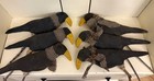 Handmade Primitive 9  Long Crow On 7    Stick Crock Pokes
