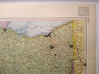 1957 Antique Ohio Atlas Map - Vintage Encyclopedia Britannica World Atlas
