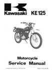 Kawasaki Ks   Ke 125 1974 1975 1976 1977 1978 1979 1980 Workshop Service Manual 