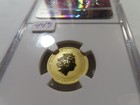 X19 Australia 2017-p Gold 1 10 Oz  Lunar Year Of The Rooster Ngc Ms-70