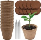 Seedling Starter Kit Germination Grow Cups And Soil  10 Pack  Biodegradable