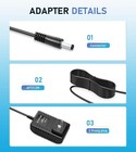 12v 3a Power Adapter With 10 Plug With Barrel5 5x2 5mm 5 5x2 1mm Desktop Adpater