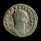 Aurelian Ar Antoninianus 270-275 Ad Rome Sol Ancient Roman Silver Coin