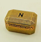 Vintage Norell Concentrated Perfume Pillbox Solid Perfume Gold Tone Compact Box