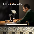Elikliv Coin Microscope 4 3   Lcd Digital Microscope 1000x With 8 Led Lights