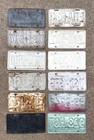 Canadian   U s  License Plate Lot Of 12 Plates For Crafts Man Cave Shop Garage