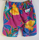 Vintage 80s Jams World Surf Line Drawstring Hawaiian Shorts Kids Boys Girls L M