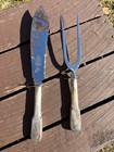 Vintage Carving Set Sheffield England-stainless Steel Silver Plated-beautiful