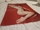 Vintage Marilyn Monroe Double Sided Poster Golden Dreams   Nothing On But The Tv