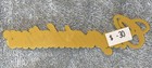 Vtg Cake Cupcake Decoration Plastic Words    congratulations    Yellow gold Letters