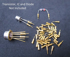 Qty 50  Quality Transistor Resistor Ic Socket Pins For Diy Fuzz Stomp Projects