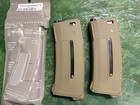 Pts Aeg Airsoft Enhanced Polymer Magazine 1 Epm1 - 250 Round - Fde  Lot Of Three
