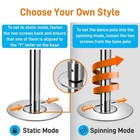 Serenelife   Professional Spinning Dancing Pole - Portable   Removable Fitness P