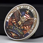 Us Veteran 250 Years Freedom Medal 1776-2026 Eagle Patriotic Challenge Coin