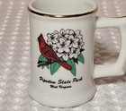 Pipestem State Park Wv Mini Mug Shot Glass Stein Ceramic Toothpick Holder