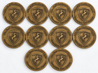 1974 First National Bank Tucumcari Nm Bronze Medal Medallic Art Lot Of 10