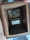 Vintage Metal Coin Bank Safe W  Combination Dial  Front Door  Handle  Eagle