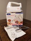 Sunbeam 4-speed Mixmaster Hand Mixer 100w Model 2487 White New Open Box Vintage