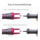 Aiko Pro 3 In 1 Auto Rotating Hair Curler Curling Wand Roller Instant Heat-up 