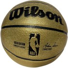Luka Doncic   Dirk Nowitzki Signed Dallas Mavericks Gold Wilson Basketball Jsa