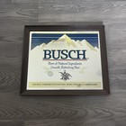 Vintage 1978 Busch Born Of Natural Ingredients Beer Sign Mirror 24    X 20 5   