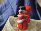 Mcm Santa Gnome - Cute Vintage Elf In Red Suit - 1950s Playful Pixie Miniature