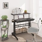 Rolling Desktop Laptop Computer Table Desk Height Adjustable For Home   Office