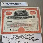 1971 Milwaukee Chicago Pacific 10 Share Railroad Stock Bond Certificate Nc099353