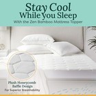Mattress Pad Cover - Cooling Bed Topper   Waterproof Protector W deep Pockets   