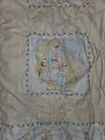 Vintage Quiltex Beatrix Potter Peter Rabbit Crib Ruffled Quilt 