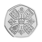 2022 U k  50p 8g Cuni Her Majesty Queen Elizabeth Ii Memorial Brilliant