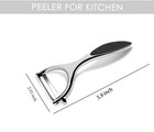 Potato Vegetable Peeler Non-slip Handle Stainless Steel Y Shape Swivel Peelers
