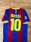 Messi  10 Barcelona Authentic Jersey Men Nike 2010 11 Home  Size Medium