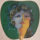 1931 Hand Fan For Chicago Southern Limited Bus Schedule - Illus   Rolf Armstrong