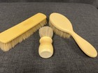 Vintage Vanity Dresser Set Cream Ivory Celluloid Bakelite Yellow Art Deco 1940s 