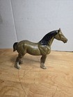 Antique Hubley Cast Iron Percheron Horse Doorstop