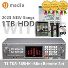 Tj Media Tkr-365hk Home Karaoke Machine System  tm-g20 Mic 2pcs  remote Control