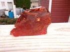 Glass Rock Slag Beautiful Clear Orange 1 2 Lbs Tt54 Landscaping Aquarium