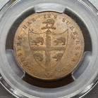 1793 Great Britain - Birmingham 1 2 Penny Conder Token  Dh-50  Pcgs Ms 62 Bn 