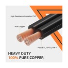 Sunvie 12 2 Low Voltage Landscape Wire 12 Gauge Pure Copper Wire  250ft