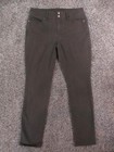 London Jean Pants Womens 8 Grey Skinny Stretch High Rise Cotton Casual 28x29