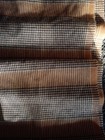 Unisex Beige And Black Plaid 85  Cashmere Scarf Made In Scotland