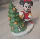 Circa 1980 Disney Gift-ware Minnie Mouse Christmas Ceramic Figurine