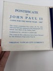 1987 Vatican City Pope John Paul Ii 5 Piece Coin Set