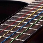 Colorful Acoustic Guitar Strings Set Rainbow Copper Alloy Folk Guitar String