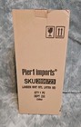 Pier 1 Imports Lantern White Metal 16  Tall 6 25 Diameter New In Box