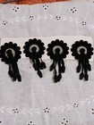 Genuine Victorian Era Antique Passementerie  4 Total Tassles  Very Rare