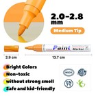 Permanent Paint Markers Paint Pens For Plastic Metal oil Based Paint Marker P   