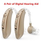 Digital Hearing Aid Severe Loss Rechargeable Invisible Bte Ear Aids High-power